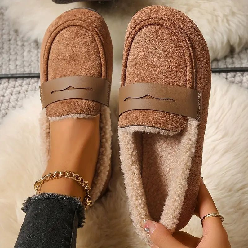 Mocassins en fourrure douillets