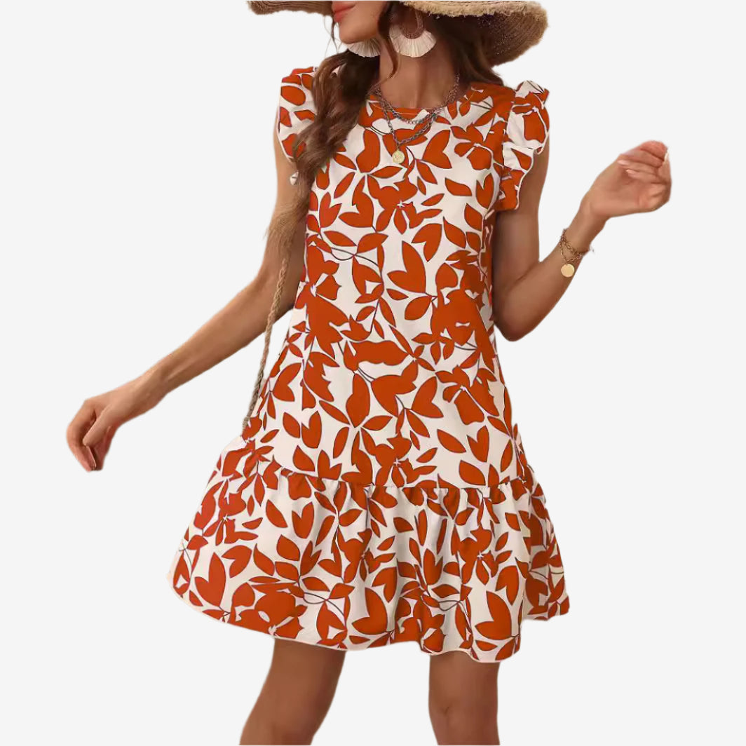 Violette™ Robe Feuilles Fraîches