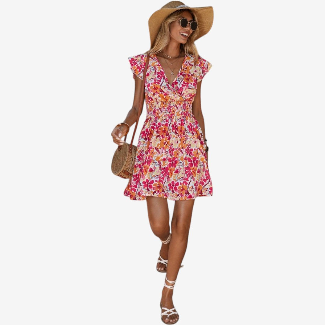 Violette™ Robe Évasée Fleurie