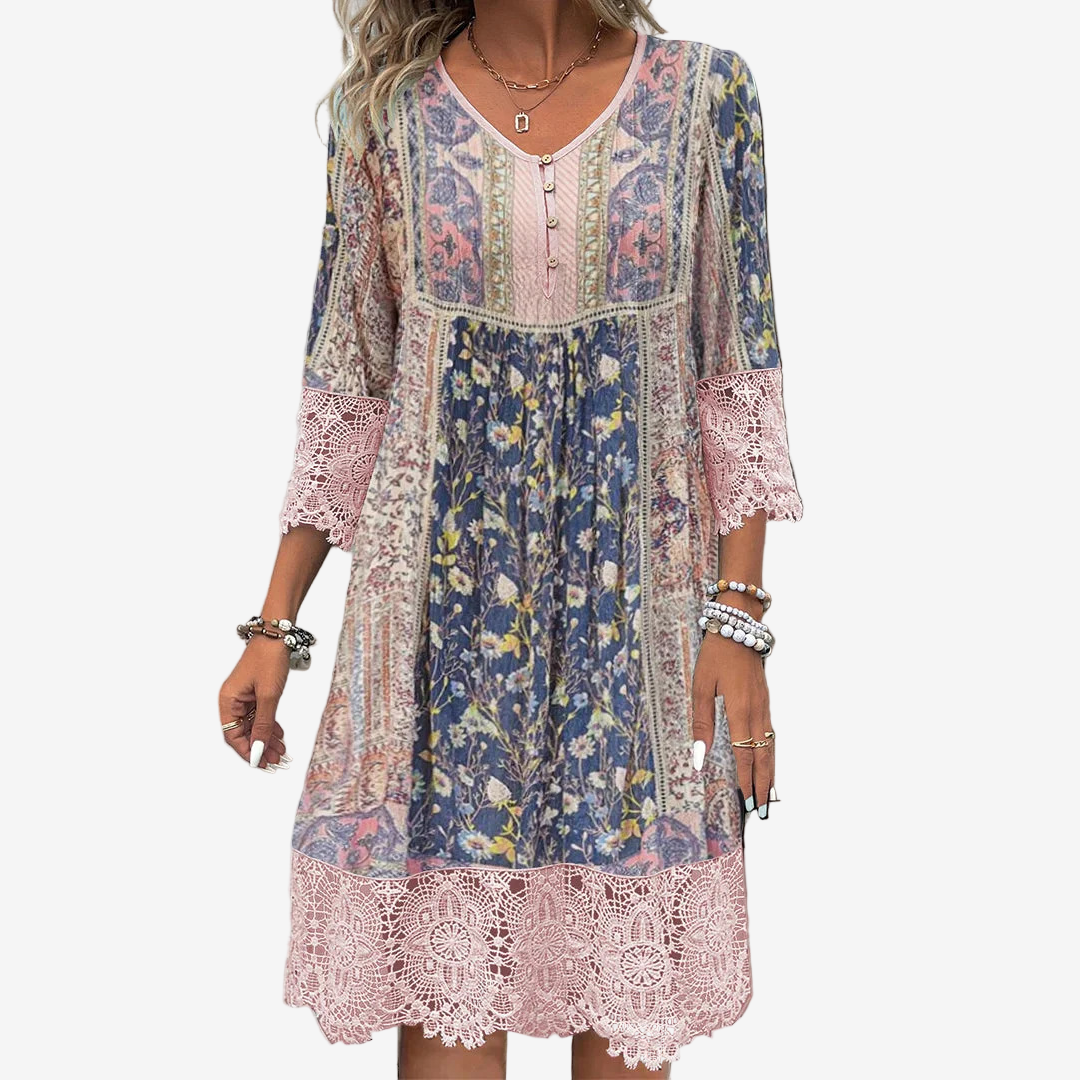 Violette™ Midi Imprimés Vintage
