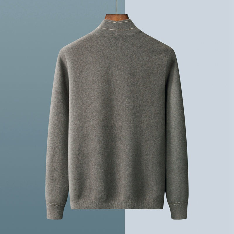Cardigan en laine tissée