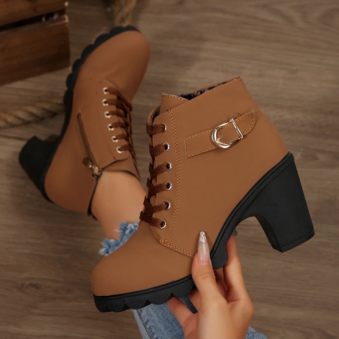 Bottines Monte-Claire à lacets