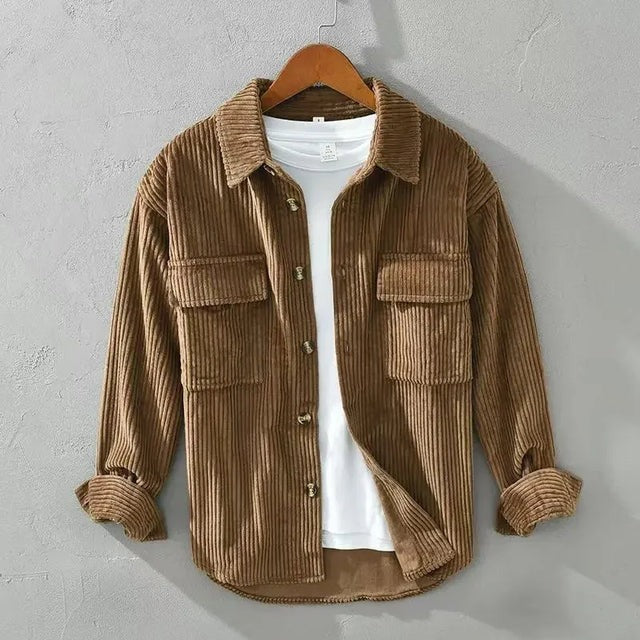 Chemise en velours côtelé
