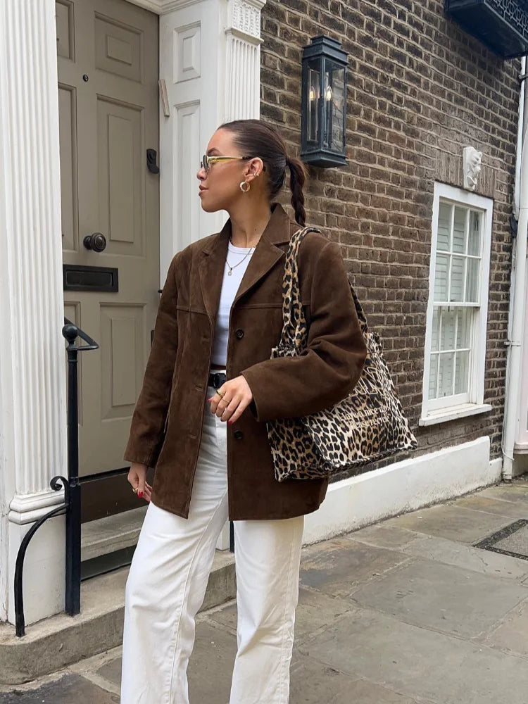 Sophie™  | Veste courte marron pour femmes