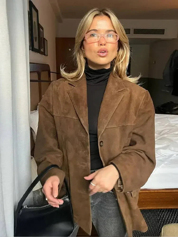 Sophie™  | Veste courte marron pour femmes
