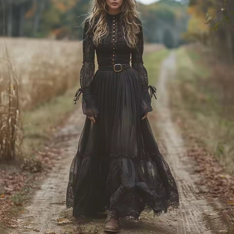 Robe boho automnal