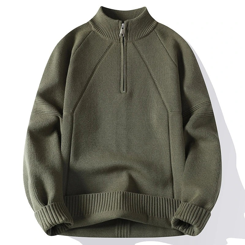 Col montant et demi-zip