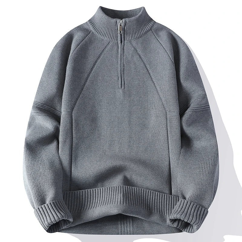 Col montant et demi-zip