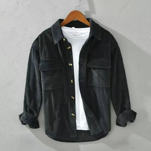 Chemise en velours côtelé