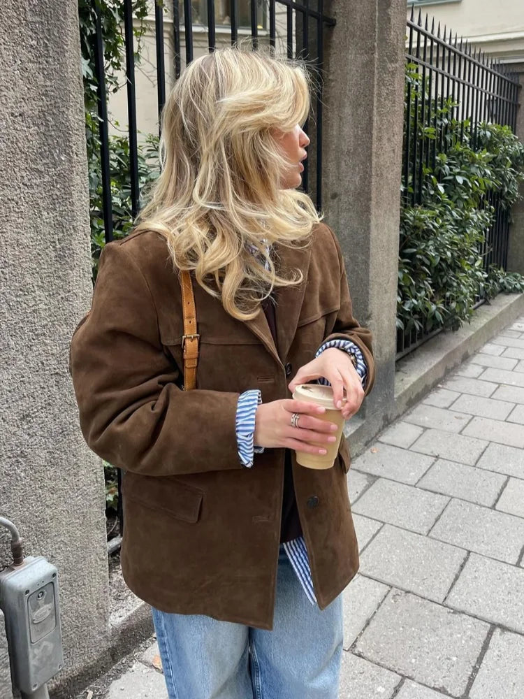 Sophie™  | Veste courte marron pour femmes