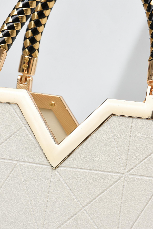 Violette™ Sac à bandoulière avec motif géométrique