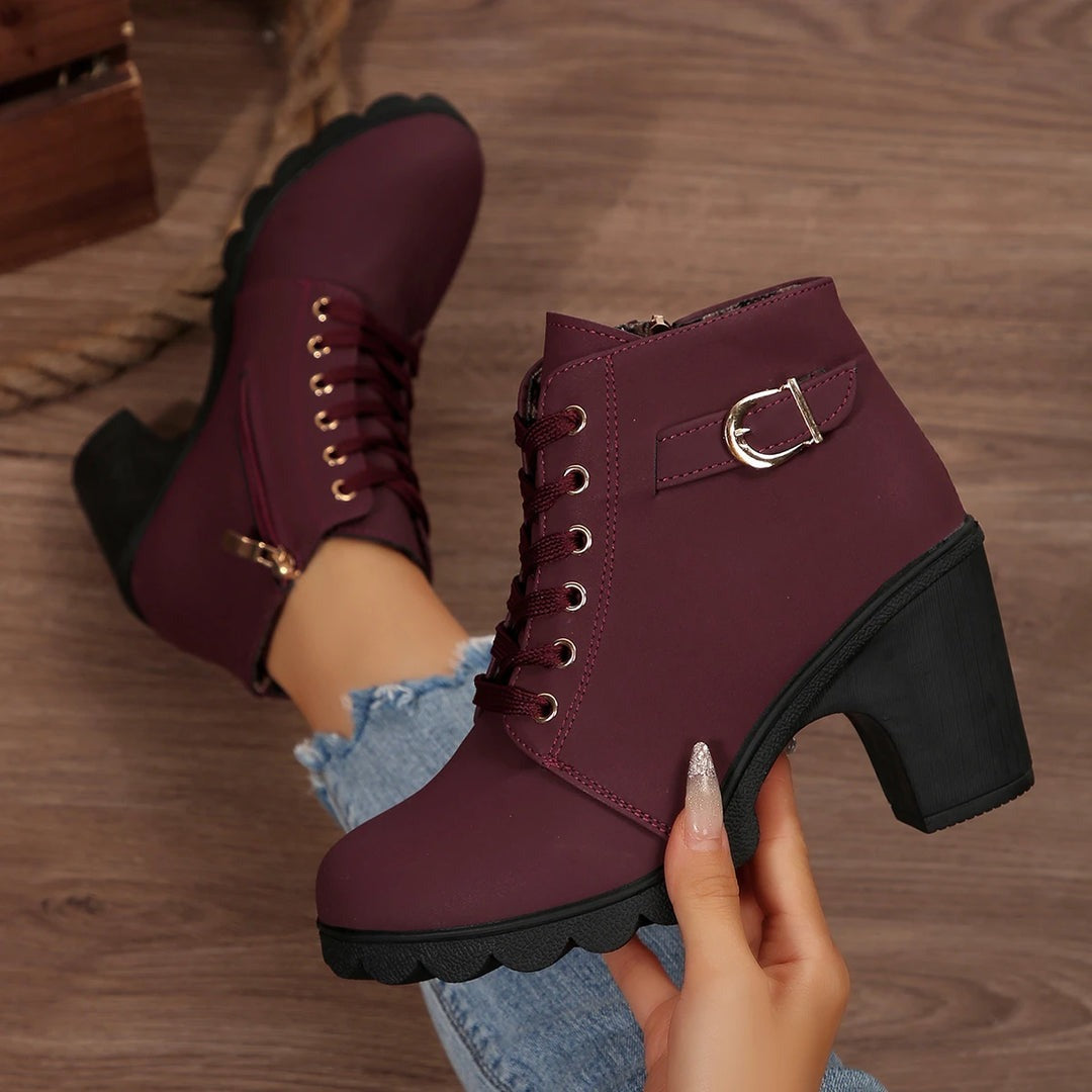 Bottines Monte-Claire à lacets