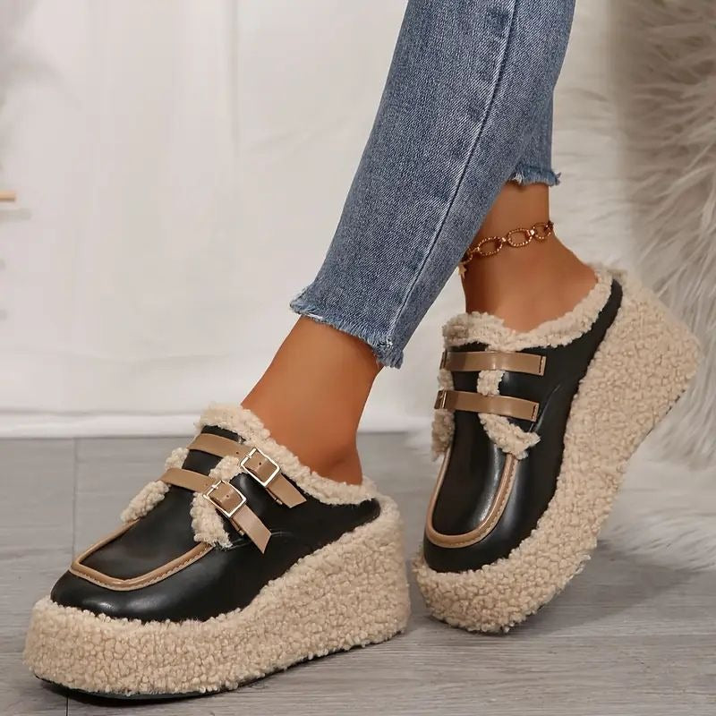 Mocassins d'hiver chic et douillet