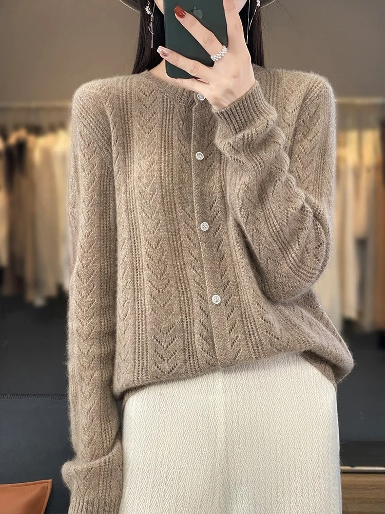 Cardigan Santorin 100 % laine